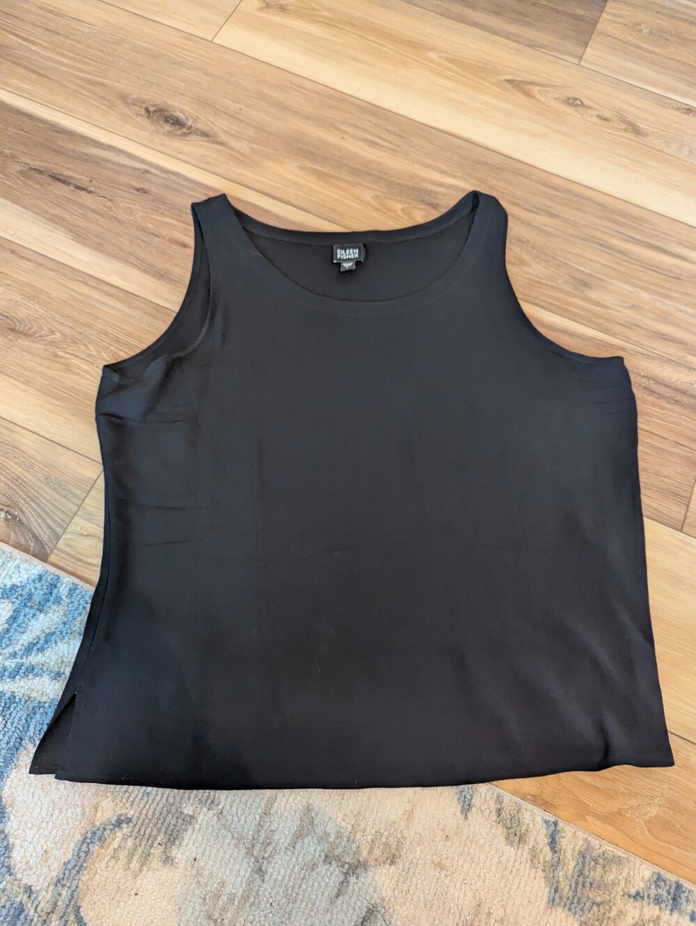 Eileen Fisher 100 Percent Silk Sleeveless Top.